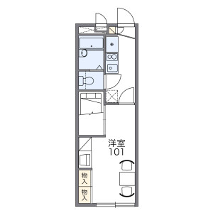 1K Apartment in Akatsubocho - Nagoya-shi Minami-ku Floorplan