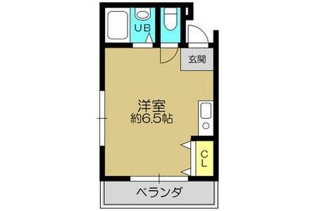 1R Apartment to Rent in Daito-shi Floorplan