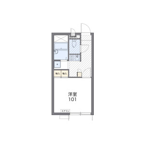 1K Apartment in Kaijin - Funabashi-shi Floorplan