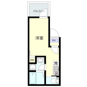 1R Apartment in Yahiro - Sumida-ku Floorplan