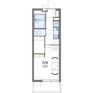 1K Mansion in Yoshinodai - Sagamihara-shi Chuo-ku Floorplan