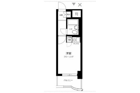 1R Apartment to Rent in Nerima-ku Floorplan