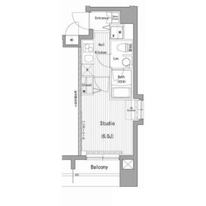1K Mansion in Nogecho - Yokohama-shi Naka-ku Floorplan