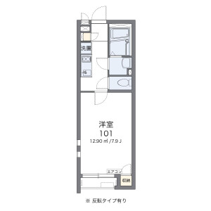 1K Apartment in Ogura - Kawasaki-shi Saiwai-ku Floorplan