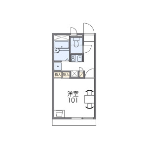 1K Apartment in Tanaka nogamicho - Kyoto-shi Sakyo-ku Floorplan