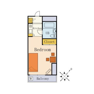 Flex Yokohama Ebina (More than 6 months)  - Serviced Apartment, Ebina-shi Floorplan
