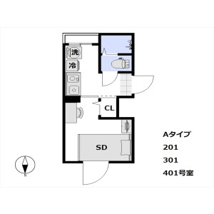 1K Mansion in Iriya - Taito-ku Floorplan