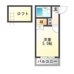 1K Mansion in Shinkitano - Osaka-shi Yodogawa-ku Floorplan