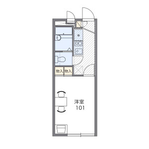 1K Apartment in Higashioriomachi - Kitakyushu-shi Yahatanishi-ku Floorplan