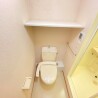 川越市出租中的1K公寓 廁所