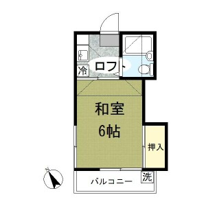 1K Apartment in Ebara - Shinagawa-ku Floorplan
