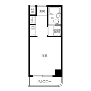 1R Mansion in Arai - Nakano-ku Floorplan