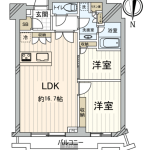 2LDK Apartment