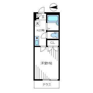 1K Mansion in Koenjiminami - Suginami-ku Floorplan