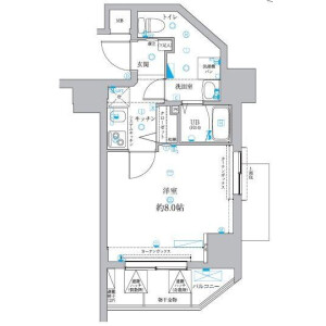 1K Mansion in Toneri - Adachi-ku Floorplan