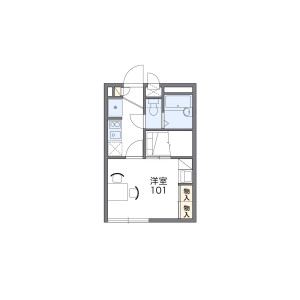 1K Apartment in Nishiyamahommachi - Nagasaki-shi Floorplan