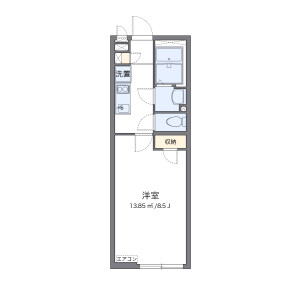 1K Apartment in Owada - Ichikawa-shi Floorplan