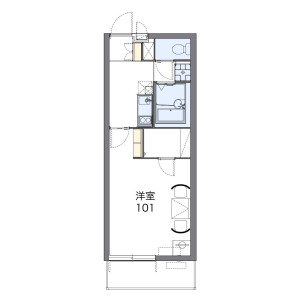 1K Mansion in Higashi - Okegawa-shi Floorplan