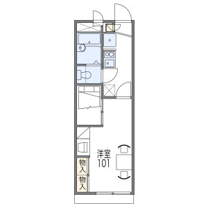 1K Apartment in Tsujimachi - Ikoma-shi Floorplan
