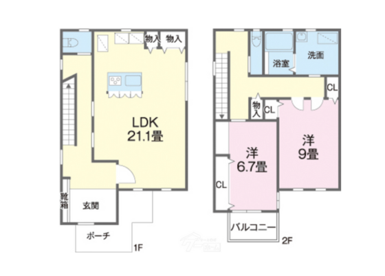 2LDK House to Buy in Naha-shi Floorplan