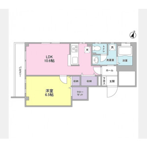1LDK Mansion in Nakane - Meguro-ku Floorplan