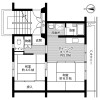 2DK Apartment to Rent in Ina-shi Floorplan