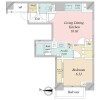 1LDK Apartment to Buy in Chiyoda-ku Floorplan