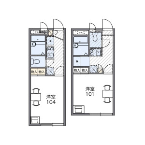 1K Apartment in Chuohoncho(1.2-chome) - Adachi-ku Floorplan