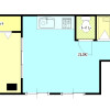 1LDK Serviced Apartment to Rent in Shibuya-ku Floorplan