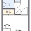 1K Apartment to Rent in Tokorozawa-shi Floorplan