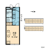 1K Apartment to Rent in Akiruno-shi Floorplan