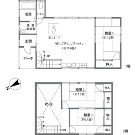 3LDK {building type} in Narusawamuraichien - Minamitsuru-gun Narusawa-mura Floorplan