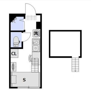 1R Apartment in Izumi - Suginami-ku Floorplan