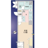 1K Apartment to Buy in Chiyoda-ku Floorplan