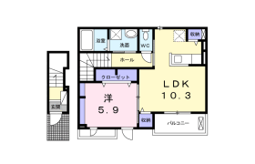 1LDK Apartment in Shimmachi - Nishitokyo-shi