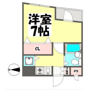 1K Mansion in Himonya - Meguro-ku Floorplan