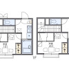1K Apartment to Rent in Nagoya-shi Minato-ku Floorplan