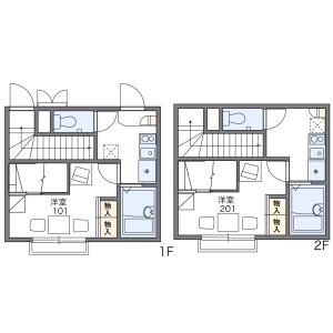 1K Apartment in Hama - Nagoya-shi Minato-ku Floorplan