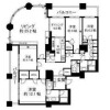 4LDK Apartment to Rent in Chuo-ku Floorplan