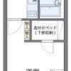 1K Apartment to Rent in Kyotanabe-shi Floorplan