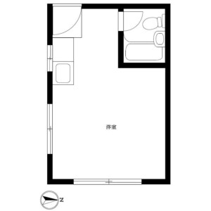 1R Apartment in Hazawa - Nerima-ku Floorplan