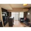 1DK Serviced Apartment to Rent in Minato-ku Living Room