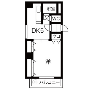 1DK Mansion in Minamikinomotocho - Kyoto-shi Higashiyama-ku Floorplan