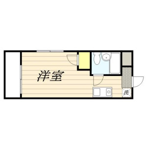 1K Mansion in Minamisuna - Koto-ku Floorplan