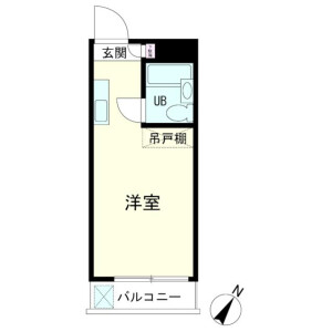 1R Mansion in Ohara - Setagaya-ku Floorplan
