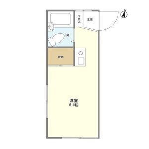 1R Apartment in Ikebukurohoncho - Toshima-ku Floorplan