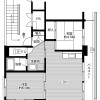 2LDK Apartment to Rent in Hakusan-shi Floorplan