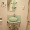 1K Apartment to Rent in Osaka-shi Chuo-ku Washroom