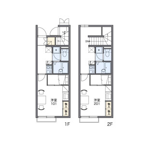 1K Apartment in Niisatocho nikkawa - Kiryu-shi Floorplan