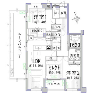 3LDK {building type} in Nozawa - Setagaya-ku Floorplan